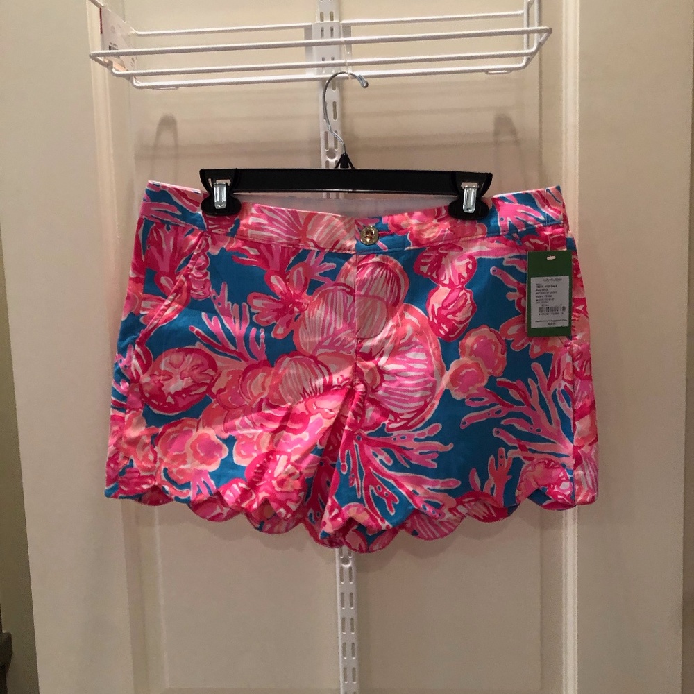Lily Pulitzer Buttercup Scalloped Shorts